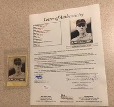 1940 Play Ball #165 Bob Klinger Signed Auto Autograph JSA LOA