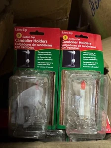 Vintage 2-Pack Candolier Holder Window Candle Holder Suction Cup Lot of 24 Packs - Picture 1 of 1