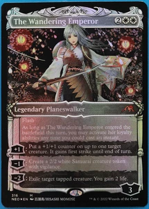 The Wandering Emperor (Showcase 316) FOIL Kamigawa: Neon Dynasty NM (507376) - Picture 1 of 2