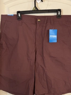 NUEVO Pantalones Cortos Chinos Columbia Lavados Pasas Ligeras Talla 40 x 10" Senderismo Caminar Foto 1 de 4
