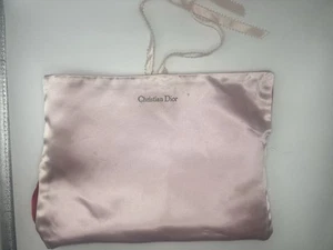 Bolso reversible vintage de satén para joyería/lencería Christian Dior - Imagen 1 de 8