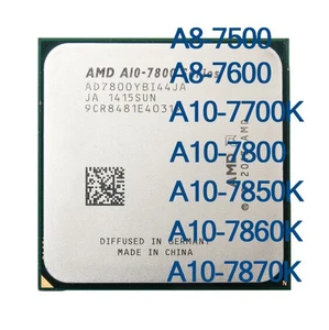 AMD A8-7500 A10-7700K 7800 7850K 7860K 7870K 7890K Socket FM2+ CPU Procesor - Zdjęcie 1 z 9