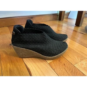 Sexy cuñas tejidas negras de chenilla Bernie Mev 38 EUR/US 7,5-8 - Imagen 1 de 5