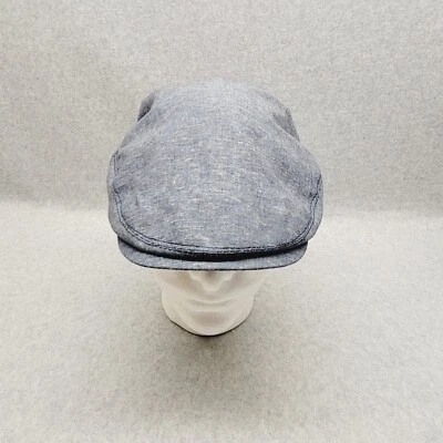 Gorra plana Stetson Ivy Driver Newsboy sombrero cabbie denim azul para hombre talla XL colgante Foto 1 de 4