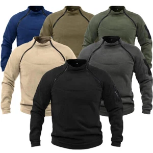 Männer Winddichter Mantel Thermo-Wander-Sweatshirt Outdoor Taktische Pullover - Bild 1 von 11