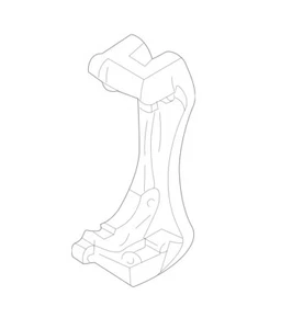 GM 18029882 Genuine OEM Century Regal Front Disc Brake Caliper Support Bracket - Picture 1 of 2