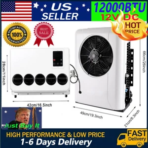 12V Rooftop Air Conditioner RV AC Unit Universal For Caravan Truck Boat 12000BTU - Bild 1 von 12