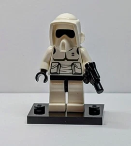 LEGO Star Wars Minifigure Imperial Scout Trooper plain black head SW0005a 7956 - Picture 1 of 5