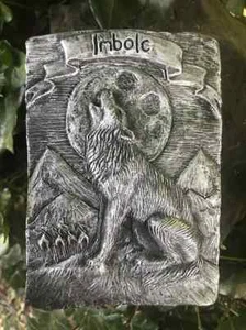 Silver Coloured Imbolc Sabbat Wall Plaque - Pagan Wiccan (J119) - Picture 1 of 1