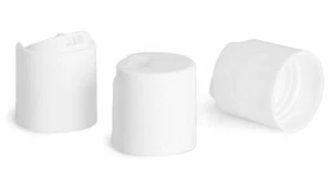 WHITE Disc Push Smooth TOP Cap 20/410 - 100 PCS - Picture 1 of 2