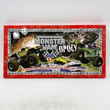 Monster Jam Opoly Board Game COMPLETE Late for the Sky 2010 Trucks