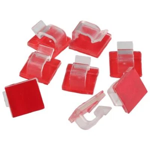 Klar Kabel clips Selbst klebend Draht halter Schnur halter Drähte - Afbeelding 1 van 10