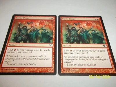 Battle Hymn  Avacyn Restored x2 NM/LP - Image 1 of 2