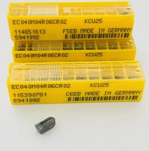 KENNAMETAL Trenneinsatz EC040M04R06CR02 KCU25 ORIGINAL GERMANY NEU 10 Stk. - Bild 1 von 5