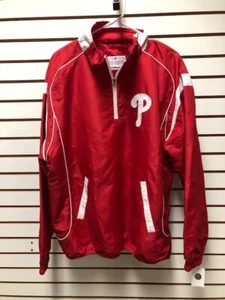 Chaqueta Philadelphia Phillies GIII Carl Banks 1/4 con cremallera NUEVA con etiquetas Gran Estilo de Golf - Imagen 1 de 4