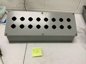 Hoffman Panel Board Enclosure F-600460 *missing Screw * ECS - Picture 1 of 11