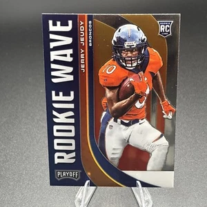 2020 Panini Playoff Football Jerry Jeudy Rookie Wave Prizm Parallel RW-6 RC - Picture 1 of 2