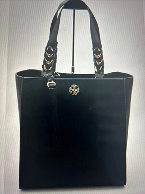 Bolso de Mano Tory Burch “Brooke” Gamuza y Cuero Liso  Foto 1 de 4
