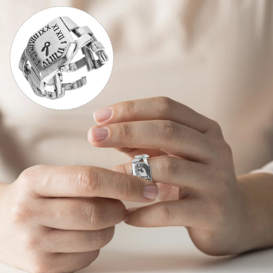 2PCSwatch rings for women watch chapter ring ring watch Watches Antique Finger - Image 1 of 4