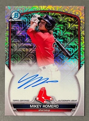 ⚾(you pick) Boston Red Sox 2023 Bowman CHROME (autos, mojo)🔴🔵 - Image 1 of 4