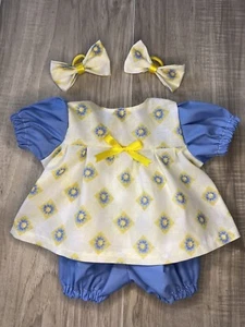 16”-18” Parche de col Niños Margarita Flores Vestido Conjunto Arcos CPK Muñeca Ropa - Imagen 1 de 3