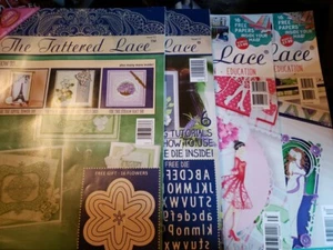 tattered lace magazines x(mags only), issues 11, 15, 34, 35 Includes Free Papers - Picture 1 of 5
