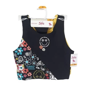 Justice Sports Bra Girl's Size 34 (2 Pack) Daisy & Good Vibes NWT - Picture 1 of 7