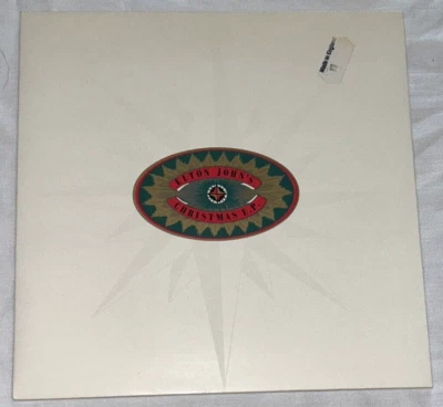 Elton John Christmas EP Step Into Cold As Walk Away Night Talking  7" 45 Record Foto 1 de 4