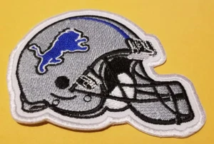 Detroit Lions NFL helmet Embroidered Patch approx 3x3.25" - Picture 1 of 2
