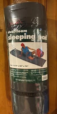 Almohadilla para dormir de doble espuma 72"" x 20”, resistente a la intemperie, flexible y de larga duración Foto 1 de 3