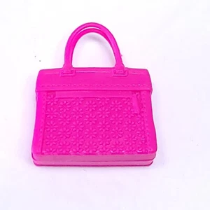 Muñeca Barbie Accesorio Rosa Cartera Bolso de Mano - Imagen 1 de 3