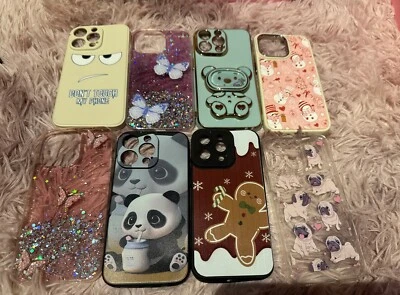 8 iPhone 15 Pro Max Phone Case Bundle Fun Cases - Image 1 of 3