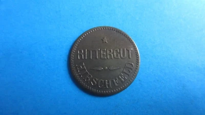 Wert-Marke 7 Rittergut Hirschfeld bei Zwickau Me.(18)15574.2 in f.unc - Bild 1 von 2