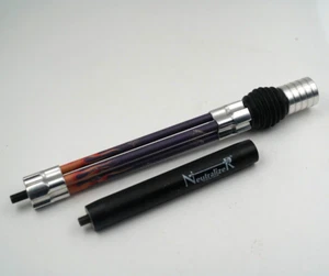 Bowhunter Target Carbon Stabilizer W/ Flames 10 5/8" W/ Doniker & Neutralizer 6" - Picture 1 of 4