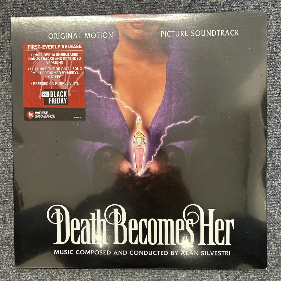 Alan Silvestri - Death Becomes Her VINYL LP RSD Purple Vinyl *New* - Image 1 of 2