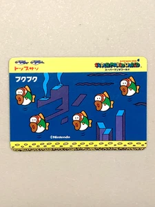 Blurp - Super Mario World - Nintendo Topsun Top Card Japonés - Imagen 1 de 2