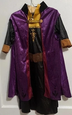 Disney Frozen II Anna 3T-4T Costume Toddler Girls Dress Cloak + Wig+ Boot Covers - Image 1 of 4