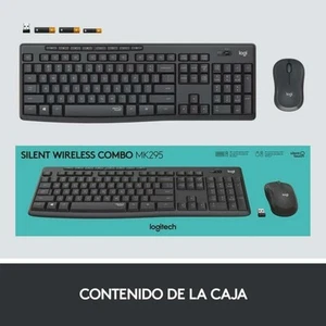Tastatur mit Maus Logitech MK295 Weiß Qwerty Spanisch - Bild 1 von 2