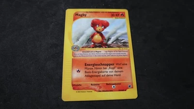 52/165  - Pokémon Karte - Magby - Expedition -  deutsch - Bild 1 von 2