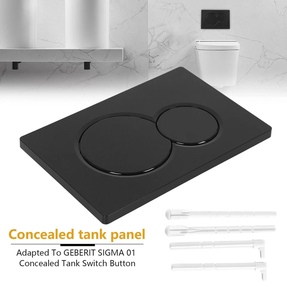 MARKENLOS Drückerplatte WC Betätigungsplatte kompatibel für Geberit Sigma01 Vorwandelement