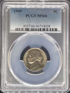 1949 Jefferson Nickel MS66 PCGS (#PA46714028) - Picture 1 of 2