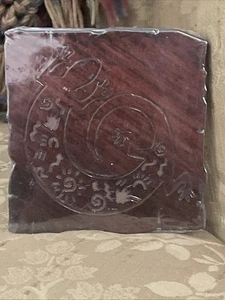 4pc Southwest Lizard Coasters Metal Plasma Cut Shiny Brown Color Finish 4" - Picture 1 of 5