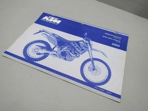 2003 KTM 625 SXC CHASSIS SPARE PARTS MANUAL 320895 - Picture 1 of 4