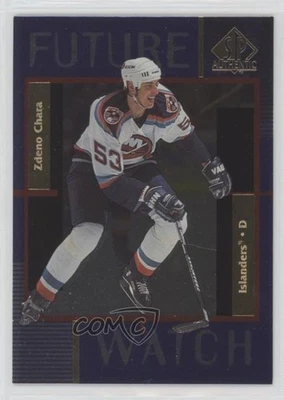 1997-98 SP Authentic Future Watch Zdeno Chara #186 Rookie RC HOF - Image 1 of 2