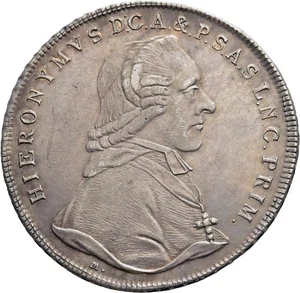 FITZ RDR Salzburg Hieronimus Graf von Colloredo 1772-1803 Taler 1799 °TCH445 - Bild 1 von 2