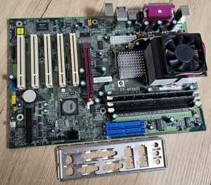 Epox EP-8K9A7I REV: 1.1 Socket A/462 AGP DDR VIA KT400A Motherboard + CPU + RAM - Picture 1 of 14