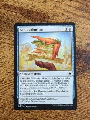 Magic The Gathering Bloomburrow Karottenkuchen C BLB0007 Deutsch NM - Bild 1 von 2
