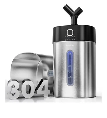 Stainless Steel Humidifier Easy Clean, 1Gal/4L Cool Mist 304 Stainless Steel - Image 1 of 4