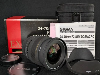 SIGMA 24-70mm f/2.8 EX DG Macro Lens Nikon F [Excellent+++++ w/Box] Japan Tested - Image 1 of 4