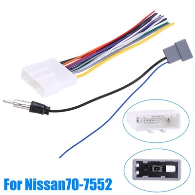 FOR NISSAN CAR STEREO WIRING HARNESS ADAPTER CD RADIO CABLE INSTALL PLUG 70-7552 - Image 1 of 4